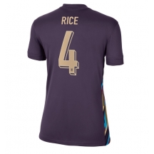 Maillot de football Réplique Angleterre Declan Rice #4 Extérieur Femme Europe 2024 Manche Courte