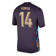 Maillot de football Réplique Angleterre Ezri Konsa #14 Extérieur Europe 2024 Manche Courte