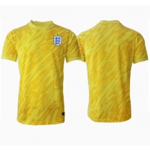 Maillot de football Réplique Angleterre Gardien de but Extérieur Europe 2024 Manche Courte