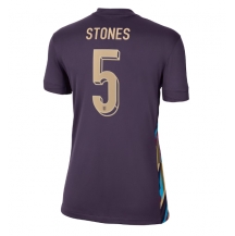 Maillot de football Réplique Angleterre John Stones #5 Extérieur Femme Europe 2024 Manche Courte