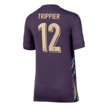 Maillot de football Réplique Angleterre Kieran Trippier #12 Extérieur Femme Europe 2024 Manche Courte