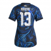 Maillot de football Réplique Argentina Cristian Romero #13 Extérieur Femme Mondial 2026 Manche Courte
