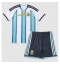 Maillot de football Réplique Argentina Domicile Enfant Mondial 2026 Manche Courte (+ Pantalon court)