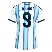 Maillot de football Réplique Argentina Julian Alvarez #9 Domicile Femme Mondial 2026 Manche Courte
