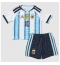Maillot de football Réplique Argentina Lionel Messi #10 Domicile Enfant Mondial 2026 Manche Courte (+ Pantalon court)