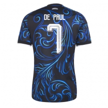 Maillot de football Réplique Argentina Rodrigo De Paul #7 Extérieur Mondial 2026 Manche Courte