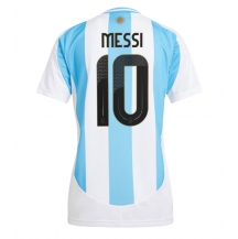 Maillot de football Réplique Argentine Lionel Messi #10 Domicile Femme Copa America 2024 Manche Courte