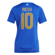 Maillot de football Réplique Argentine Lionel Messi #10 Extérieur Femme Copa America 2024 Manche Courte