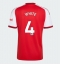 Maillot de football Réplique Arsenal Ben White #4 Domicile 2026-27 Manche Courte