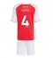Maillot de football Réplique Arsenal Ben White #4 Domicile Enfant 2025-26 Manche Courte (+ Pantalon court)