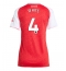 Maillot de football Réplique Arsenal Ben White #4 Domicile Femme 2025-26 Manche Courte