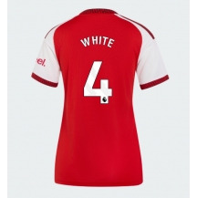 Maillot de football Réplique Arsenal Ben White #4 Domicile Femme 2026-27 Manche Courte