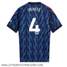Maillot de football Réplique Arsenal Ben White #4 Extérieur 2025-26 Manche Courte