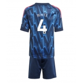 Maillot de football Réplique Arsenal Ben White #4 Extérieur Enfant 2025-26 Manche Courte (+ Pantalon court)