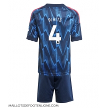 Maillot de football Réplique Arsenal Ben White #4 Extérieur Enfant 2025-26 Manche Courte (+ Pantalon court)