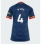 Maillot de football Réplique Arsenal Ben White #4 Extérieur Femme 2026-27 Manche Courte