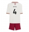 Maillot de football Réplique Arsenal Ben White #4 Troisième Enfant 2025-26 Manche Courte (+ Pantalon court)