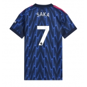 Maillot de football Réplique Arsenal Bukayo Saka #7 Extérieur Femme 2025-26 Manche Courte