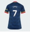 Maillot de football Réplique Arsenal Bukayo Saka #7 Extérieur Femme 2026-27 Manche Courte