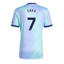 Maillot de football Réplique Arsenal Bukayo Saka #7 Troisième 2024-25 Manche Courte