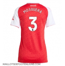 Maillot de football Réplique Arsenal Cristhian Mosquera #3 Domicile Femme 2025-26 Manche Courte