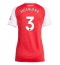 Maillot de football Réplique Arsenal Cristhian Mosquera #3 Domicile Femme 2025-26 Manche Courte