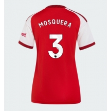 Maillot de football Réplique Arsenal Cristhian Mosquera #3 Domicile Femme 2026-27 Manche Courte