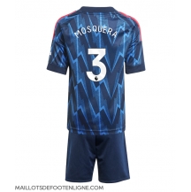 Maillot de football Réplique Arsenal Cristhian Mosquera #3 Extérieur Enfant 2025-26 Manche Courte (+ Pantalon court)