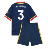 Maillot de football Réplique Arsenal Cristhian Mosquera #3 Extérieur Enfant 2026-27 Manche Courte (+ Pantalon court)