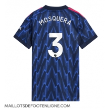 Maillot de football Réplique Arsenal Cristhian Mosquera #3 Extérieur Femme 2025-26 Manche Courte