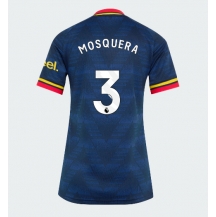 Maillot de football Réplique Arsenal Cristhian Mosquera #3 Extérieur Femme 2026-27 Manche Courte