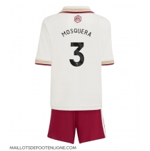 Maillot de football Réplique Arsenal Cristhian Mosquera #3 Troisième Enfant 2025-26 Manche Courte (+ Pantalon court)