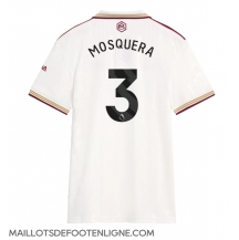 Maillot de football Réplique Arsenal Cristhian Mosquera #3 Troisième Femme 2025-26 Manche Courte