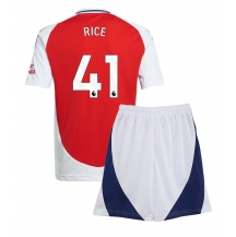 Maillot de football Réplique Arsenal Declan Rice #41 Domicile Enfant 2024-25 Manche Courte (+ Pantalon court)