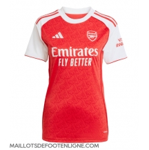 Maillot de football Réplique Arsenal Domicile Femme 2025-26 Manche Courte