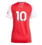 Maillot de football Réplique Arsenal Eberechi Eze #10 Domicile Femme 2025-26 Manche Courte
