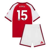 Maillot de football Réplique Arsenal Ezri Konsa #15 Domicile Enfant 2026-27 Manche Courte (+ Pantalon court)