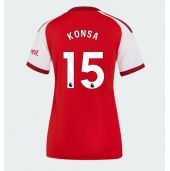 Maillot de football Réplique Arsenal Ezri Konsa #15 Domicile Femme 2026-27 Manche Courte