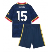 Maillot de football Réplique Arsenal Ezri Konsa #15 Extérieur Enfant 2026-27 Manche Courte (+ Pantalon court)
