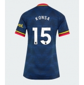 Maillot de football Réplique Arsenal Ezri Konsa #15 Extérieur Femme 2026-27 Manche Courte