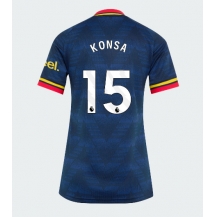 Maillot de football Réplique Arsenal Ezri Konsa #15 Extérieur Femme 2026-27 Manche Courte