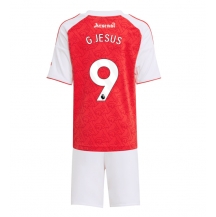 Maillot de football Réplique Arsenal Gabriel Jesus #9 Domicile Enfant 2025-26 Manche Courte (+ Pantalon court)