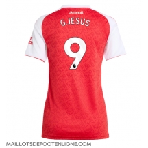 Maillot de football Réplique Arsenal Gabriel Jesus #9 Domicile Femme 2025-26 Manche Courte