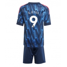Maillot de football Réplique Arsenal Gabriel Jesus #9 Extérieur Enfant 2025-26 Manche Courte (+ Pantalon court)
