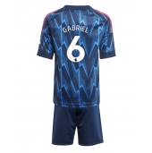 Maillot de football Réplique Arsenal Gabriel Magalhaes #6 Extérieur Enfant 2025-26 Manche Courte (+ Pantalon court)