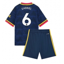 Maillot de football Réplique Arsenal Gabriel Magalhaes #6 Extérieur Enfant 2026-27 Manche Courte (+ Pantalon court)