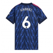 Maillot de football Réplique Arsenal Gabriel Magalhaes #6 Extérieur Femme 2025-26 Manche Courte