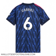 Maillot de football Réplique Arsenal Gabriel Magalhaes #6 Extérieur Femme 2025-26 Manche Courte
