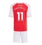 Maillot de football Réplique Arsenal Gabriel Martinelli #11 Domicile Enfant 2025-26 Manche Courte (+ Pantalon court)