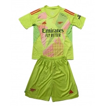 Maillot de football Réplique Arsenal Gardien de but Domicile Enfant 2024-25 Manche Courte (+ Pantalon court)